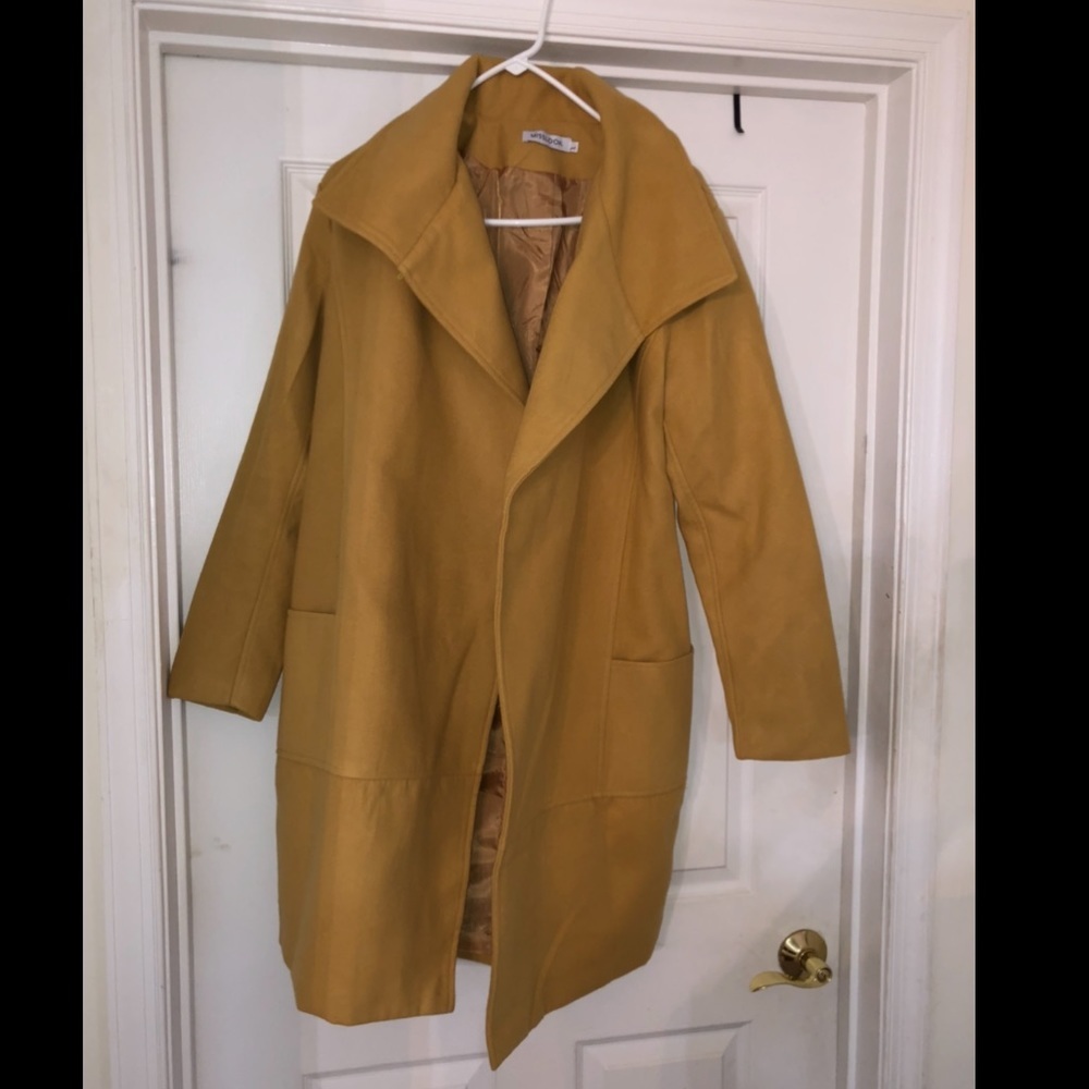 Mustard Peacoat - New without tag! Never Worn.